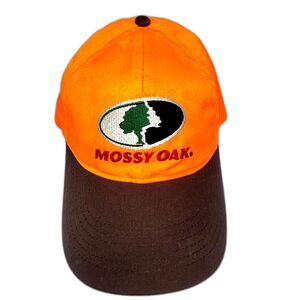 Mossy Oak Blaze Orange Hunting Cap Hat Men’s SnapBack Baseball Cap LNWOT
